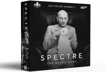The box art for SPECTRE The Board Game on a white background