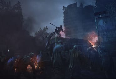 Aiden surrounded by undead in the now-delayed Dying Light 2