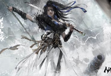 A promo image of the new Naraka: Bladepoint hero Valda Cui