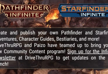 Pathfinder and Starfinder Infinite - Site Art