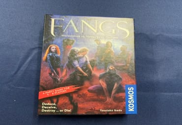 The box art for the board game, Fangs