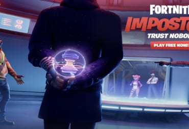 A promotional image for the Fortnite Impostors game mode.