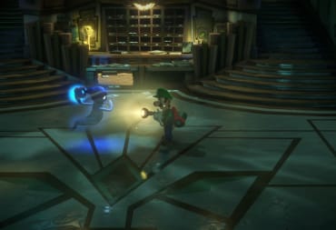 Luigi and a ghost in Luigi's Mansion 3 