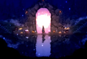 The protagonist of Salt and Sacrifice standing in front of a portal