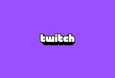 The Twitch logo against a purple background