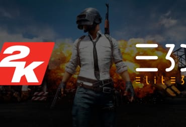 A PUBG image superimposed with the 2K and Elite3D logos