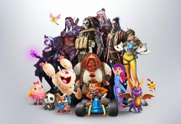 A bunch of Activision Blizzard characters