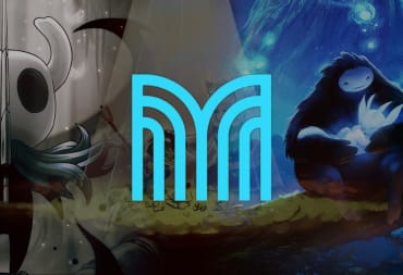 The Materia Community logo against a backdrop of games for which they've produced remixes