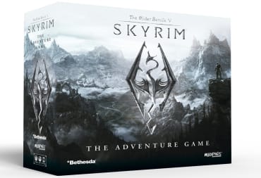 Official box art for Skyrim The Board Game