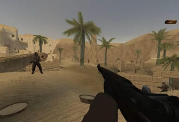 A screenshot from the trailer of Wolfenstein: Enemy Territory Single-Player.