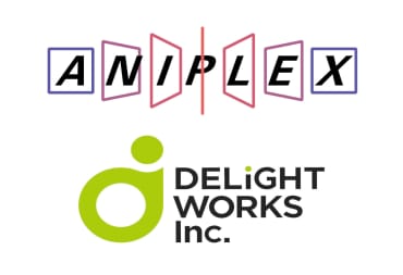 The Aniplex and Delightworks logos