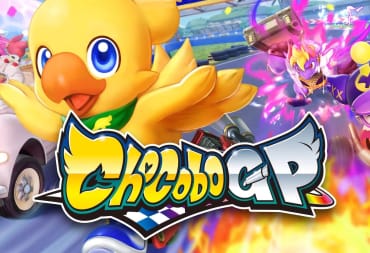 Banner art for the new Chocobo GP racing game