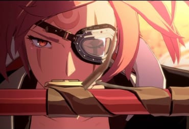 The Guilty Gear Strive DLC character Baiken, who was announced at CEO 2021