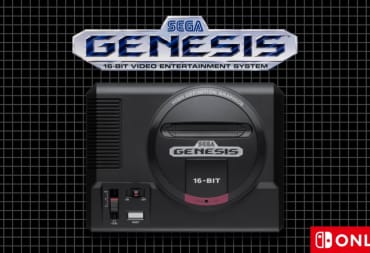 Artwork depicting the Sega Genesis console alongside a Nintendo Switch Online logo