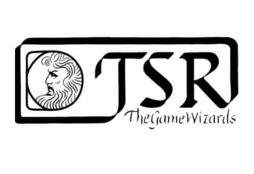 TSR LLC's logo, currently under trademark dispute by Wizards of the Coast.