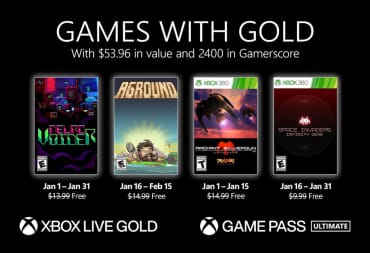 The Xbox Games With Gold January lineup