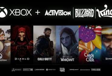 A image announcing Microsoft's purchase of Activision Blizzard.