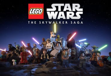 A promotional image for LEGO Star Wars: The Skywalker Saga