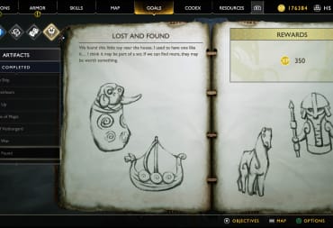 god of war lost and found artifacts