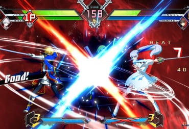 Jin and Weiss teaming up on Noel in BlazBlue: Cross Tag Battle
