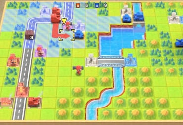 A gameplay shot of Advance Wars 1+2: Re-Boot Camp