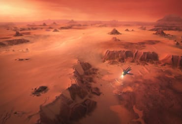 A shot of Arrakis in Dune: Spice Wars