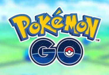 The logo of Pokemon Go in front of an open field