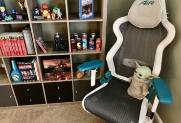DXRacer Air With Baby Yoda On It