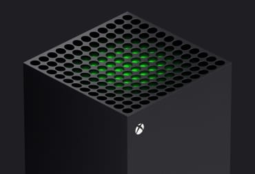 The top of an Xbox Series X console