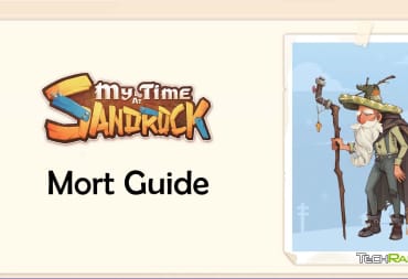 My Time at Sandrock Mort Guide Header