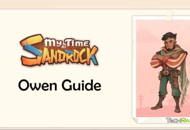 My Time At Sandrock Owen Guide header