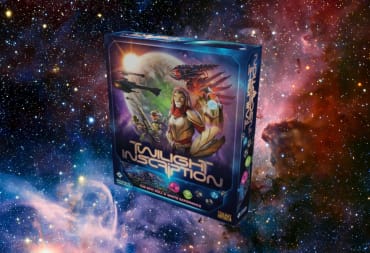 Box art of Twilight Inscription in front of a cosmic background