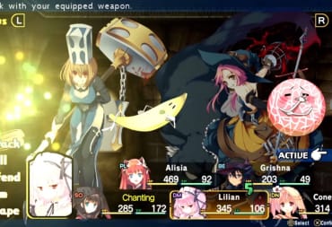 A combat shot of Dungeon Travelers 2