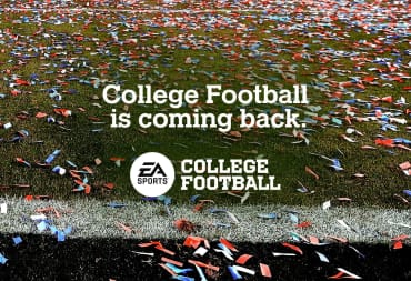 A banner image announcing the return of EA Sports College Football