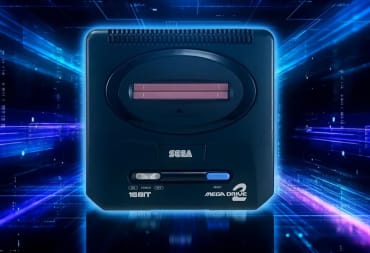 A full shot of the Sega Mega Drive Mini 2 retro console