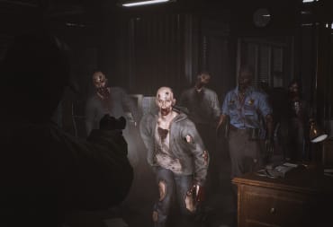 The player aiming at a group of zombies in The Day Before