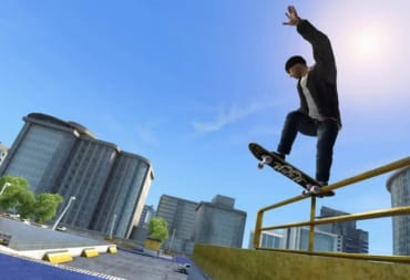 Skate 4 Gameplay screenshot of player doing a trick in the air 