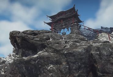 The Yushan Ruins area in the new Naraka: Bladepoint map Holoroth