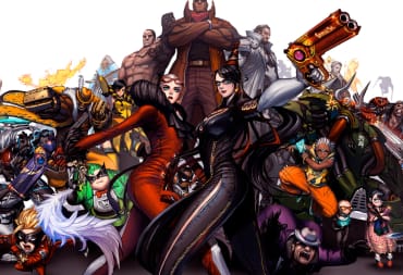 A shot of many of Platinum Games' characters to celebrate the studio's anniversary