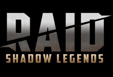 The title screen for Raid: Shadow Legends