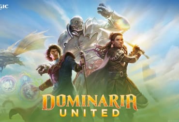 Dominaria United promotional artwork of warriors in a field