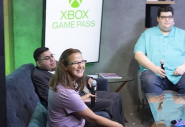 A group of gamers together for the Xbox and Special Olympics Gaming for Inclusion event