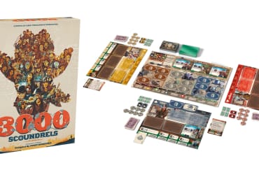 3000 Scoundrels Box Art and Board Game Layout
