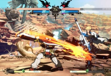 Sol Badguy and Ky Kiske battling one another in Guilty Gear Strive