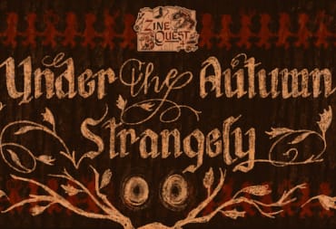 Official title artwork for the TTRPG Under The Autumn Strangely