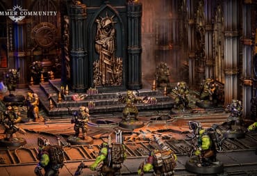 A scene of miniatures from the new Warhammer 40,000 Kill Team set