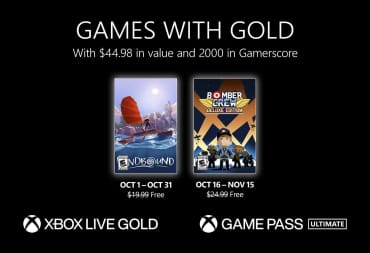 An image showing the two Xbox Games With Gold October 2022 titles