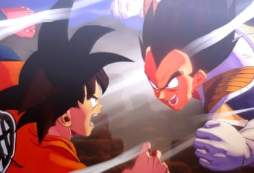Goku and Vegeta fighting each other in Dragon Ball Z: Kakarot