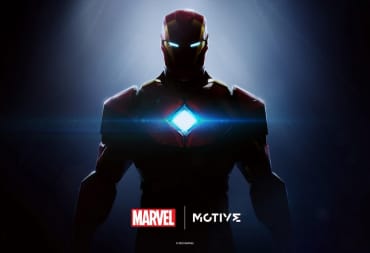EA's Ironman Teaser header image, with ironman standing in s faint glow of light with his chest lit up