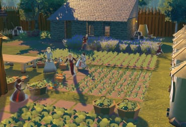 Going Medieval update screenshot shows off people farming food.